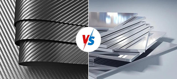 carbon fiber and aluminum carbon fiber and aluminum